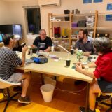 A recent Maker Monday open night and social event at Brisbane Makerspace.